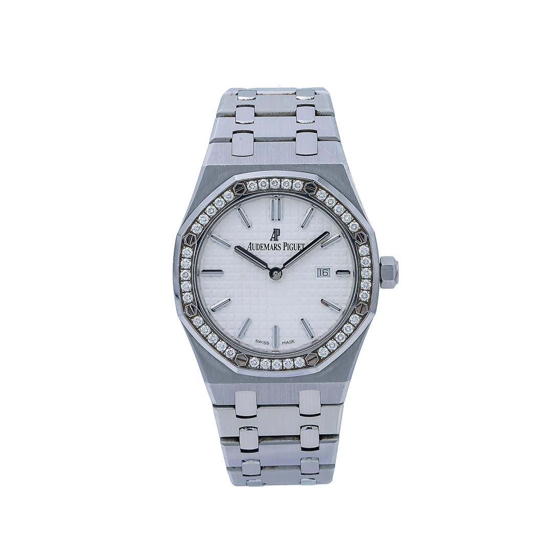 Audemars Piguet Royal Oak 33MM ST WHITE Dial Diamond