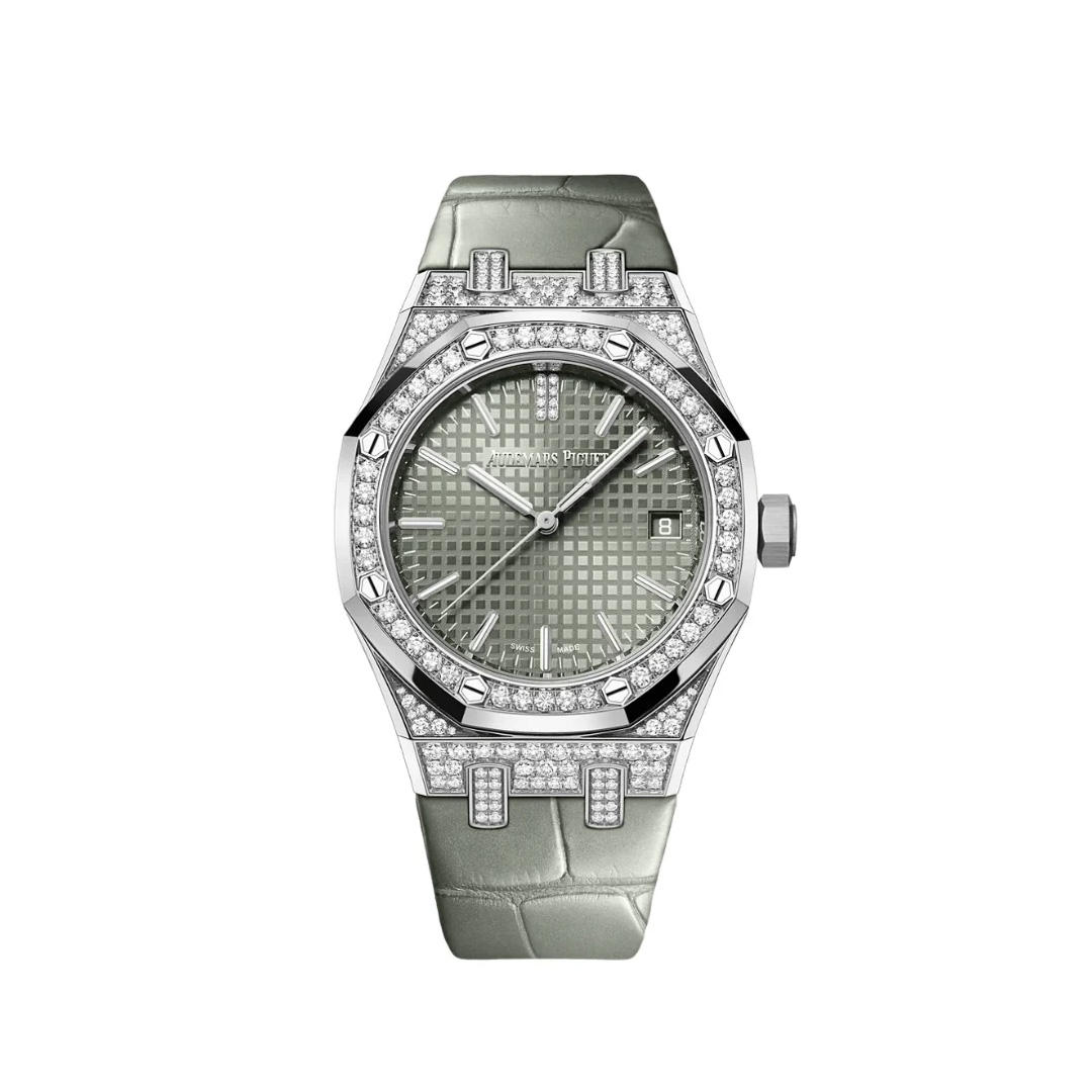 Audemars Piguet Royal Oak 37mm White Gold Green Diamond