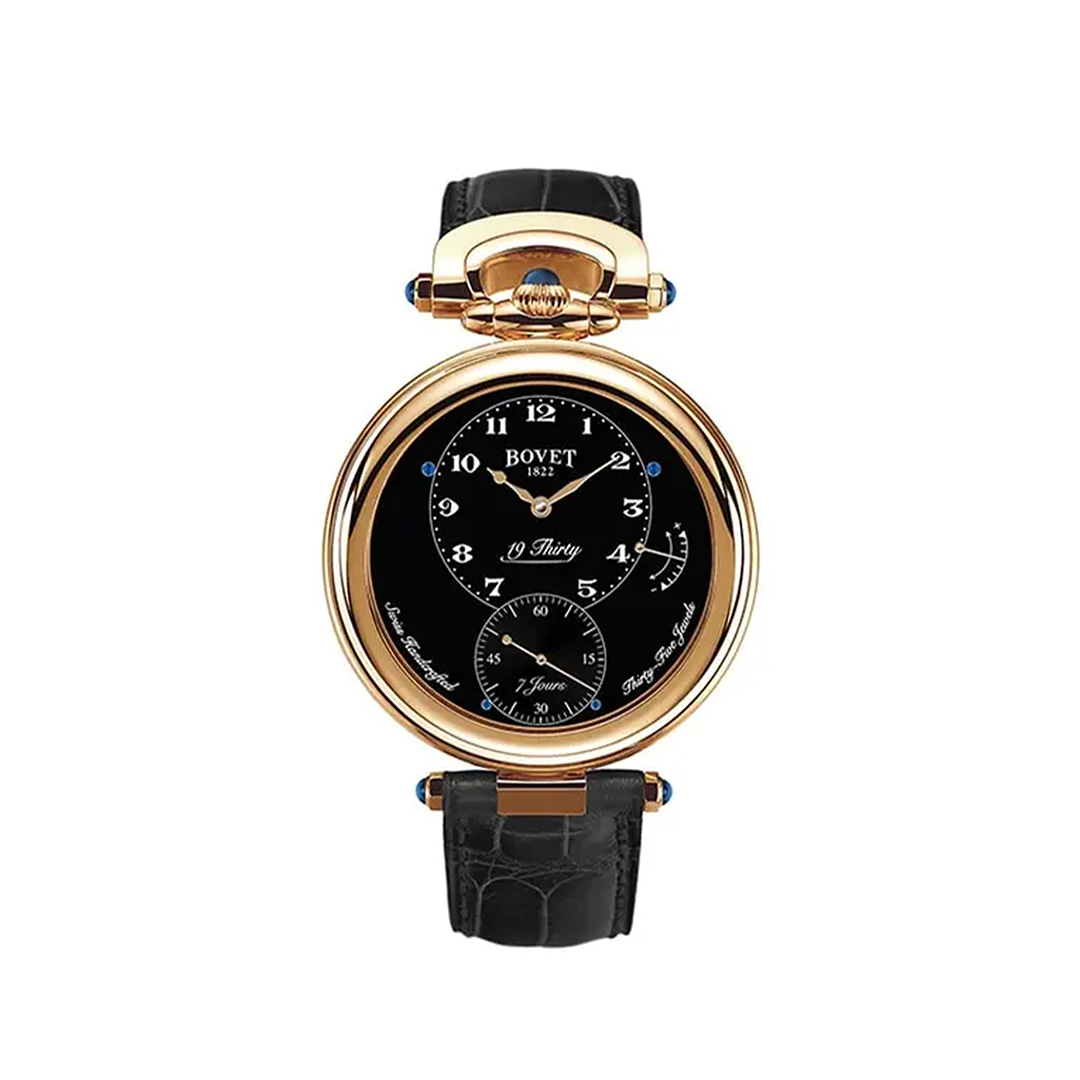 Bovet 19Thirty Rose Gold Black Dial