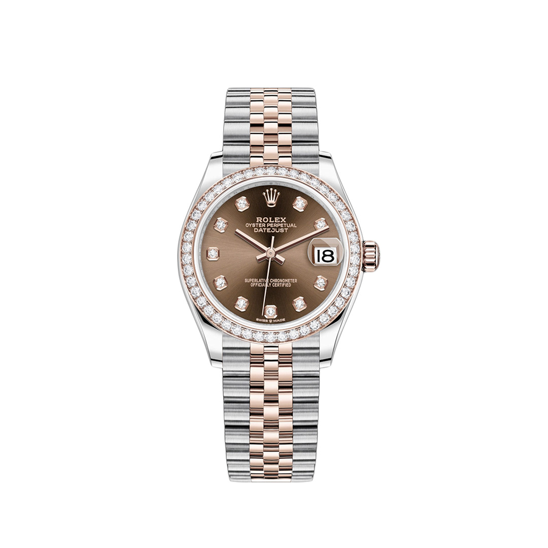 Rolex Datejust Chocolate Diamond Bezel 31mm