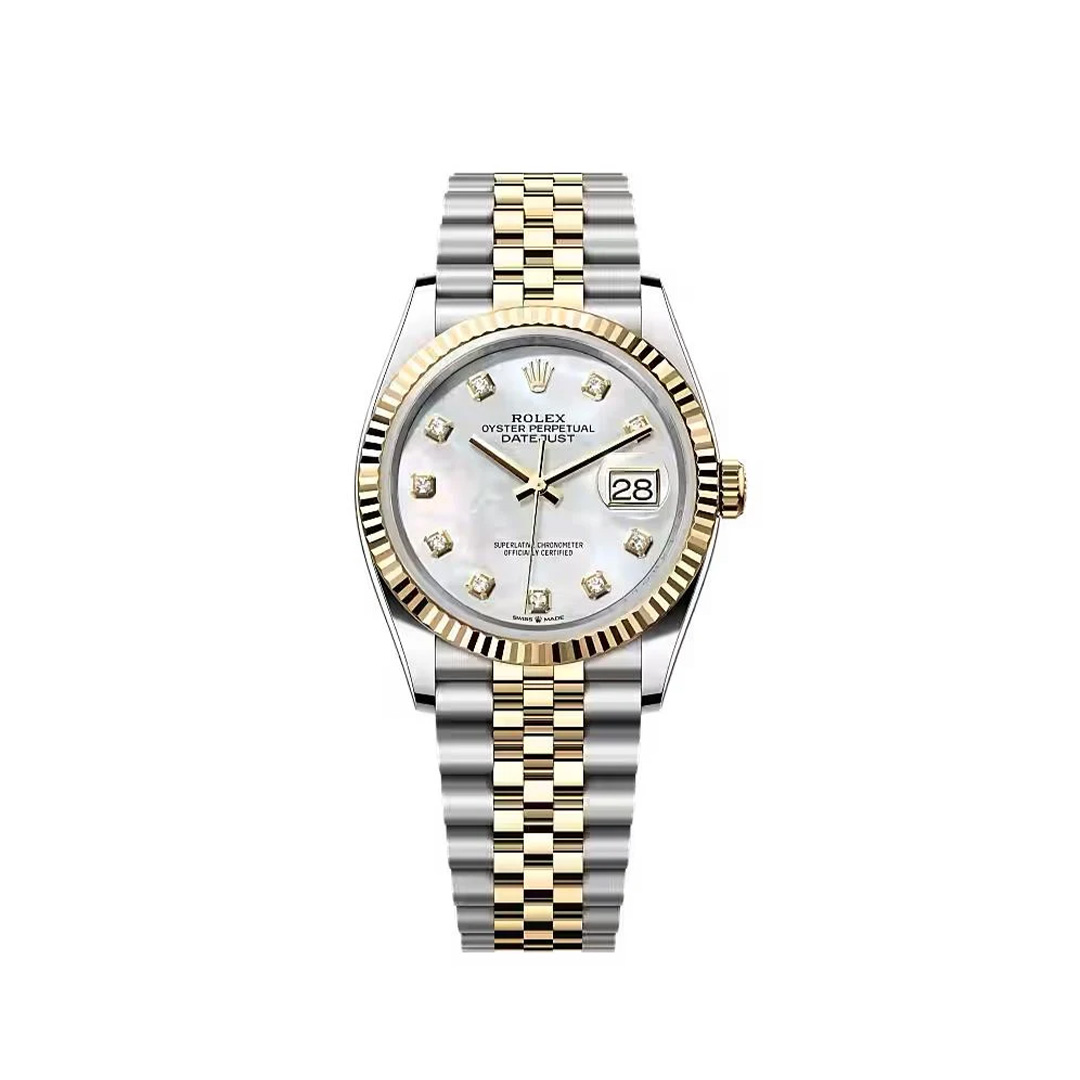 Rolex Datejust Two-Tone MOP White 36mm