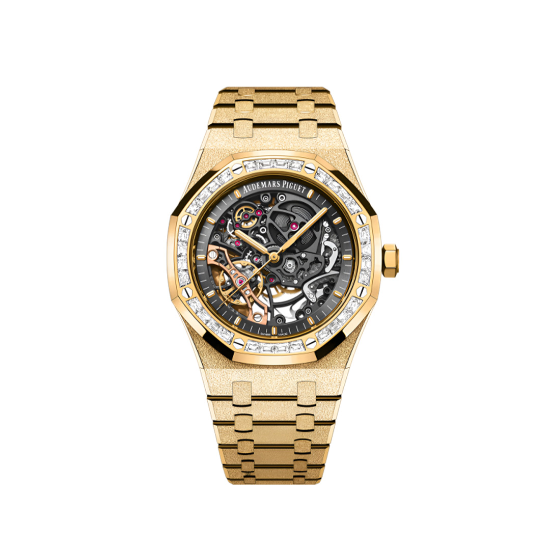 Audemars Piguet Royal Oak Double Balance Wheel Openworked Frosted Gold